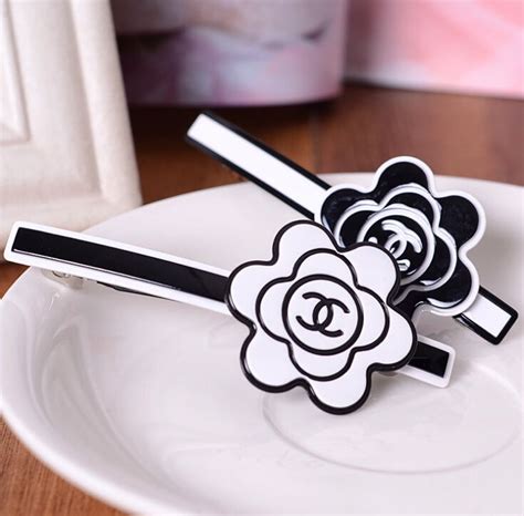 chanel barrette hair clip|chanel hair accessories.